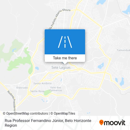 Rua Professor Fernandino Júnior map