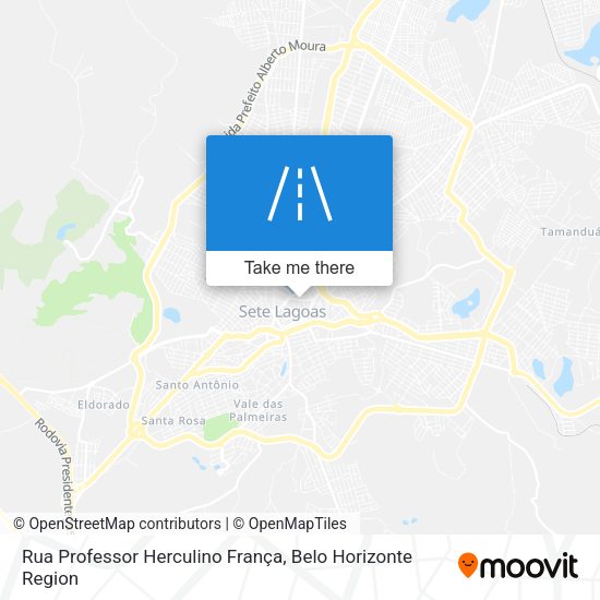 Rua Professor Herculino França map
