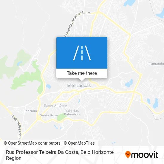 Rua Professor Teixeira Da Costa map