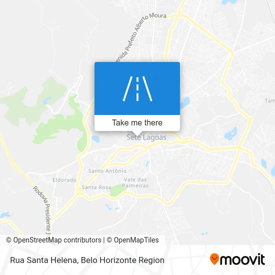 Rua Santa Helena map