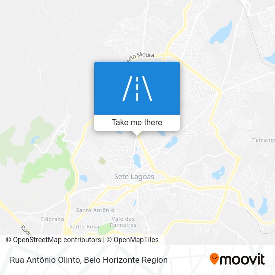 Rua Antônio Olinto map