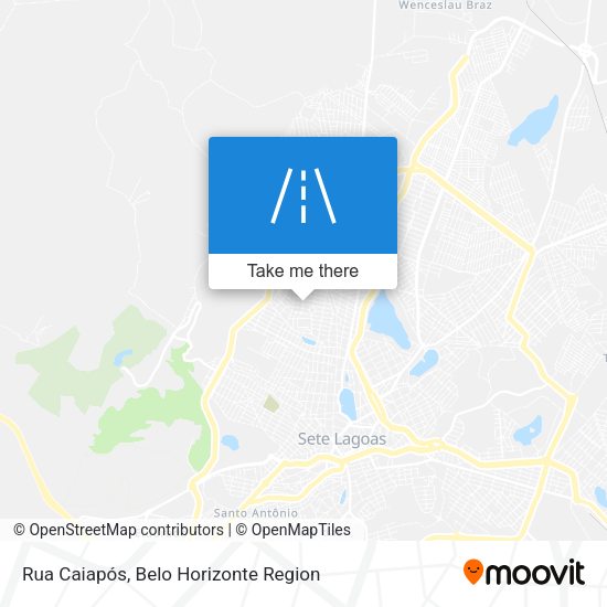Rua Caiapós map