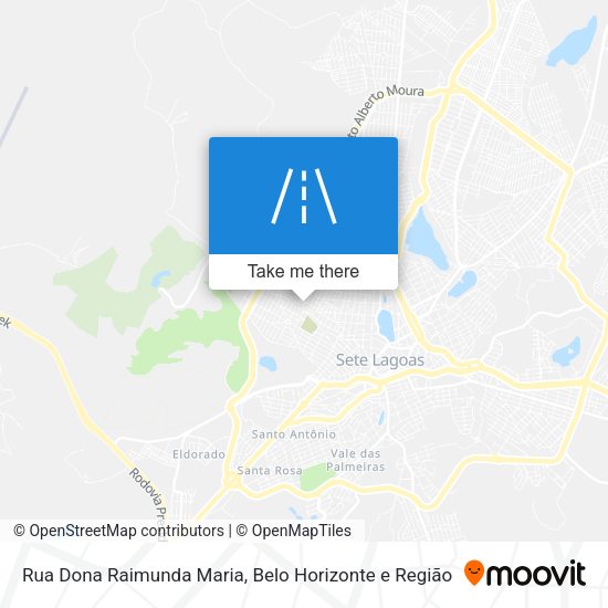 Rua Dona Raimunda Maria map