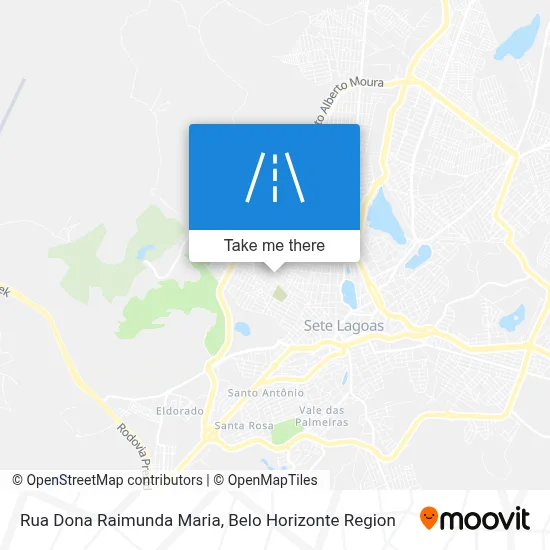 Rua Dona Raimunda Maria map