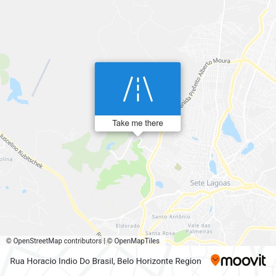 Rua Horacio Indio Do Brasil map