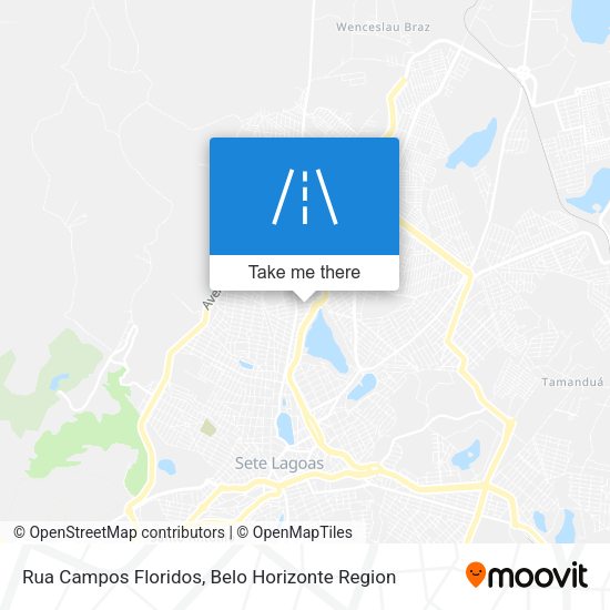 Rua Campos Floridos map