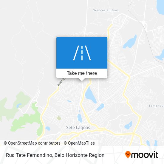 Rua Tete Fernandino map