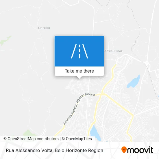 Rua Alessandro Volta map