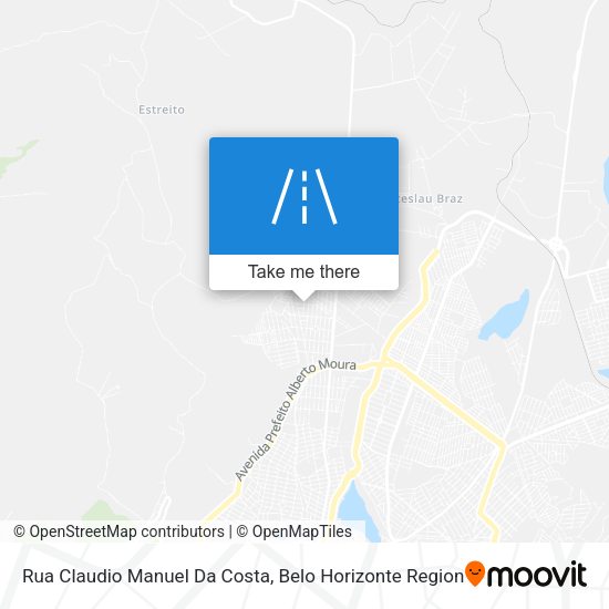 Rua Claudio Manuel Da Costa map