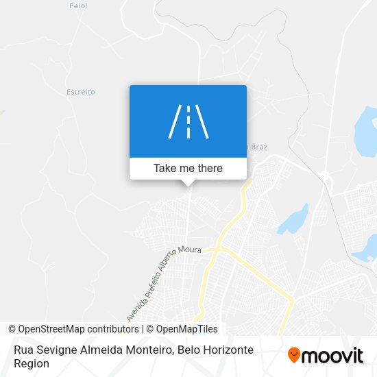 Rua Sevigne Almeida Monteiro map