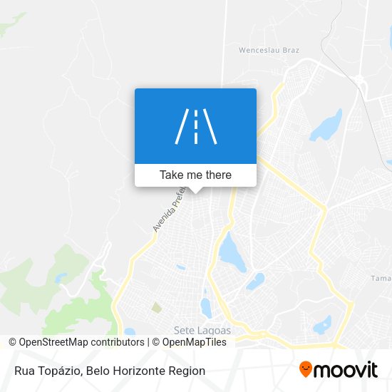 Rua Topázio map