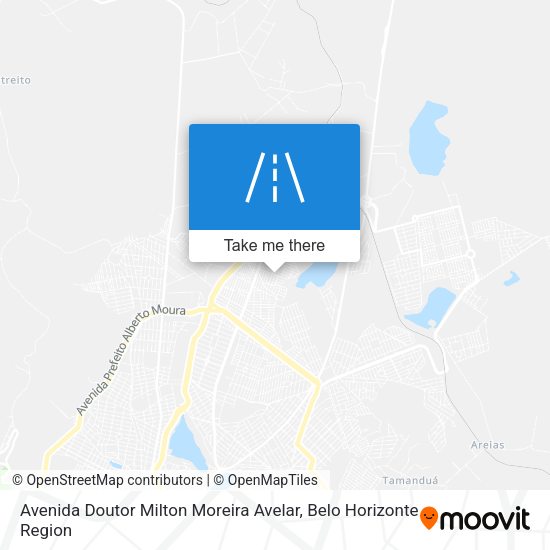 Avenida Doutor Milton Moreira Avelar map