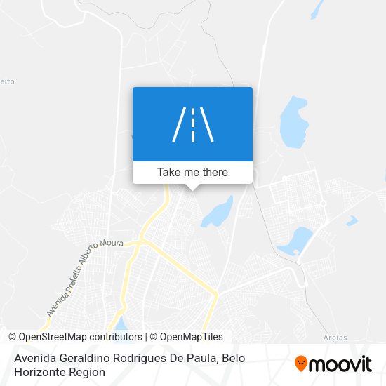 Avenida Geraldino Rodrigues De Paula map