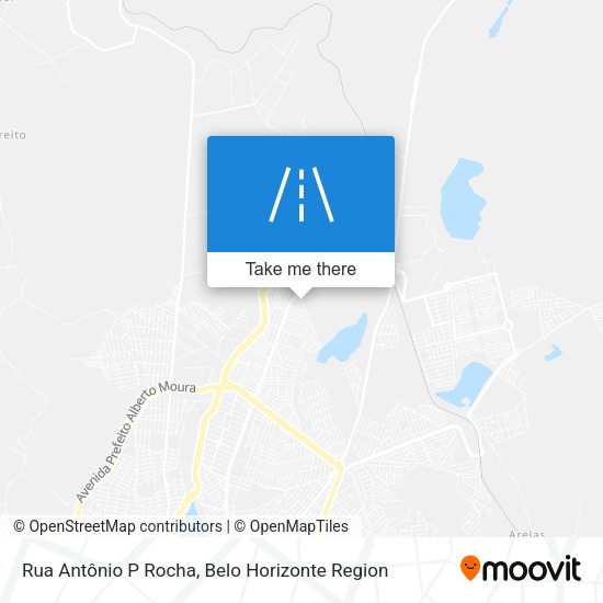 Rua Antônio P Rocha map
