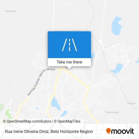 Rua Irene Oliveira Diniz map