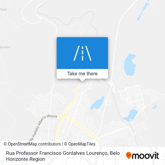 Rua Professor Francisco Gonlalves Lourenço map