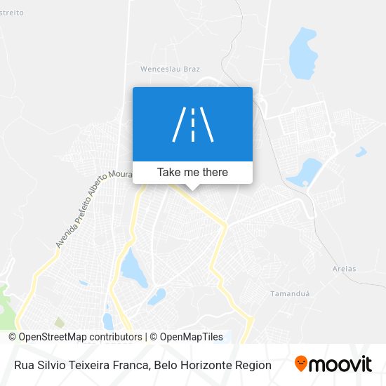 Rua Silvio Teixeira Franca map
