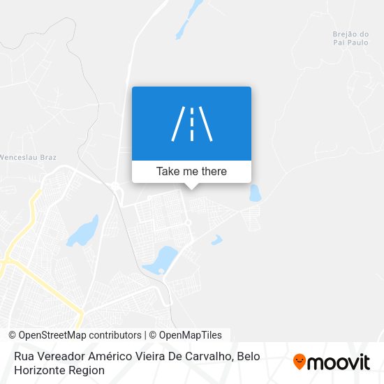 Rua Vereador Américo Vieira De Carvalho map