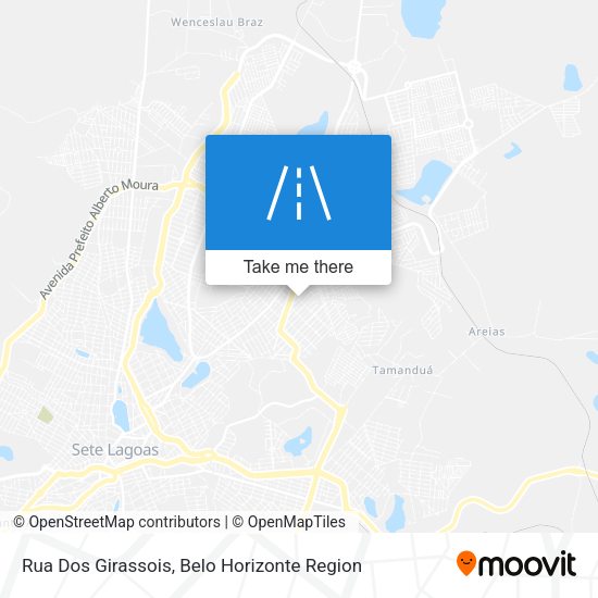 Rua Dos Girassois map