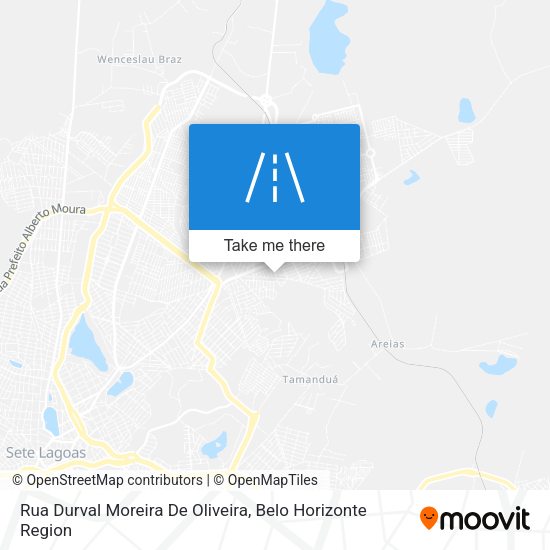 Rua Durval Moreira De Oliveira map