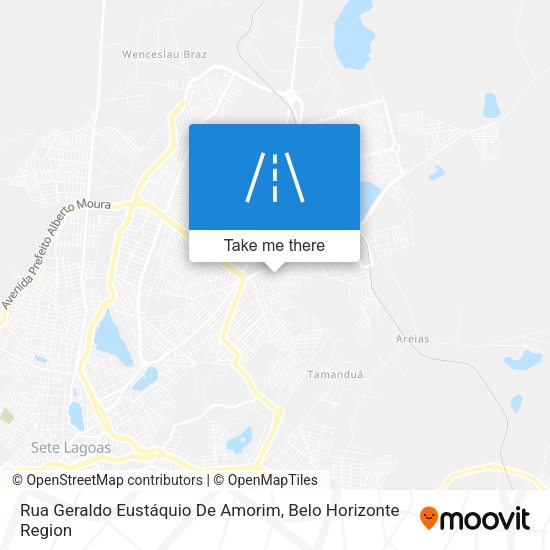 Rua Geraldo Eustáquio De Amorim map