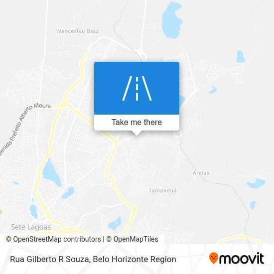 Rua Gilberto R Souza map