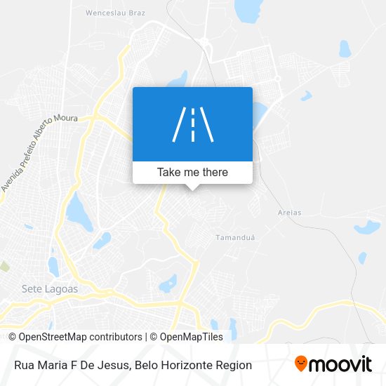 Rua Maria F De Jesus map