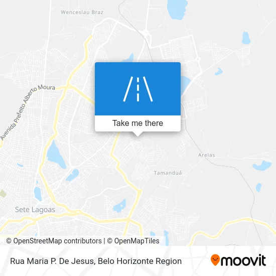 Rua Maria P. De Jesus map