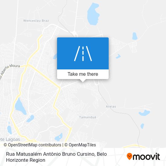 Rua Matusalém Antônio Bruno Cursino map
