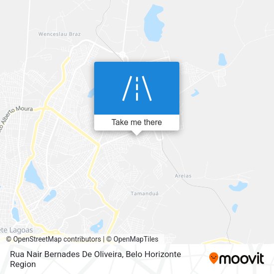 Rua Nair Bernades De Oliveira map