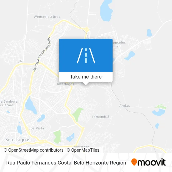 Rua Paulo Fernandes Costa map
