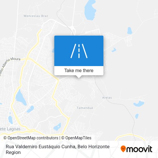 Rua Valdemiro Eustáquio Cunha map
