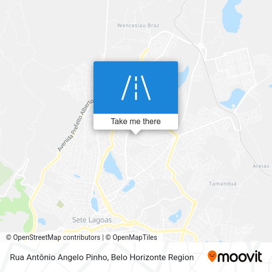 Rua Antônio Angelo Pinho map