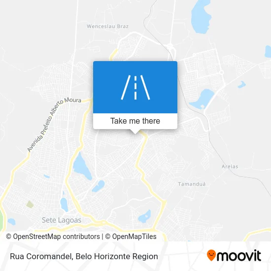 Rua Coromandel map