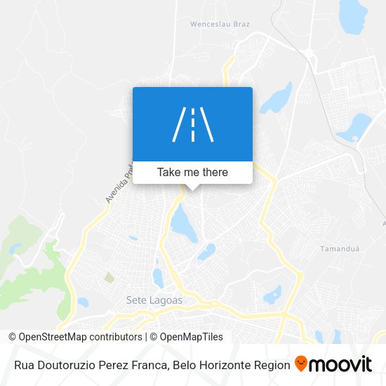 Rua Doutoruzio Perez Franca map