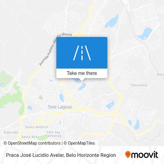 Praca José Lucidio Avelar map