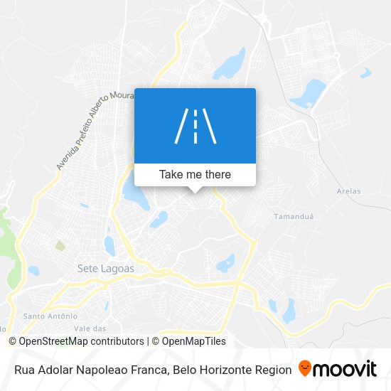 Rua Adolar Napoleao Franca map