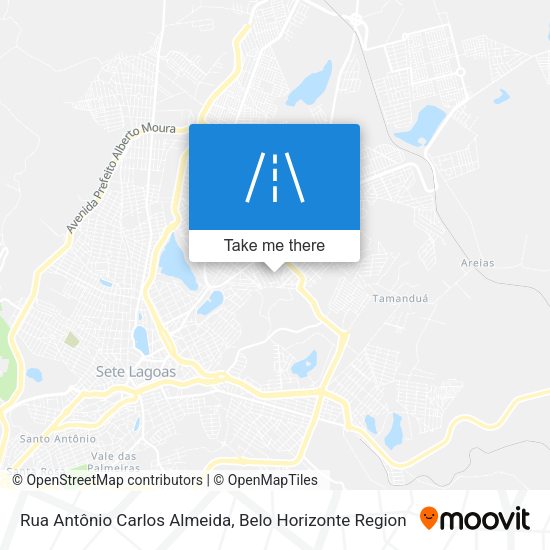 Rua Antônio Carlos Almeida map