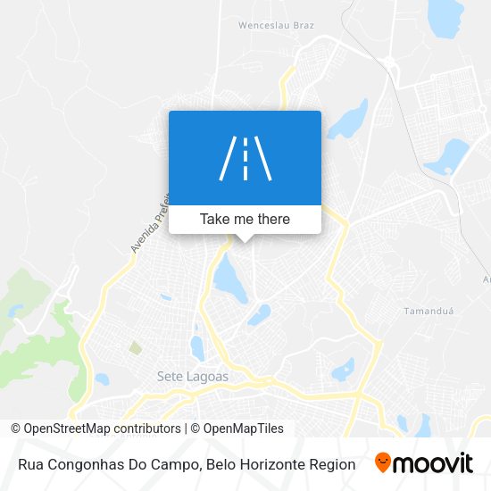 Rua Congonhas Do Campo map