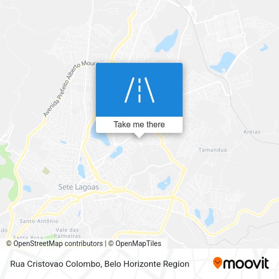 Rua Cristovao Colombo map