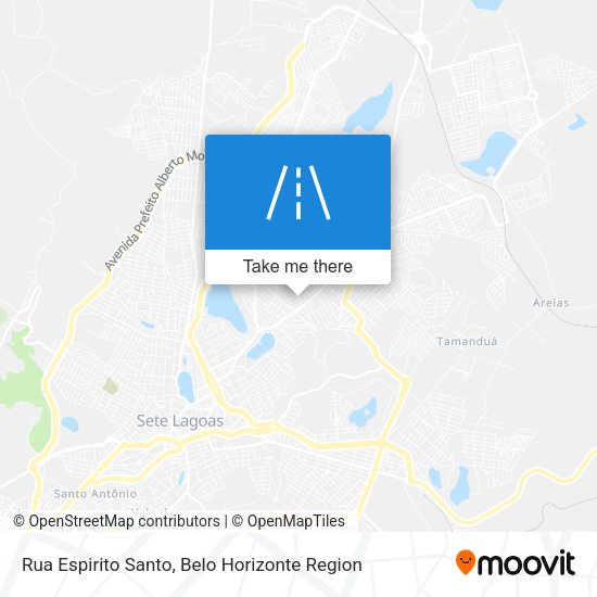 Rua Espirito Santo map