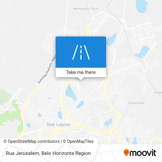 Rua Jerusalem map