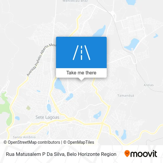 Rua Matusalem P Da Silva map