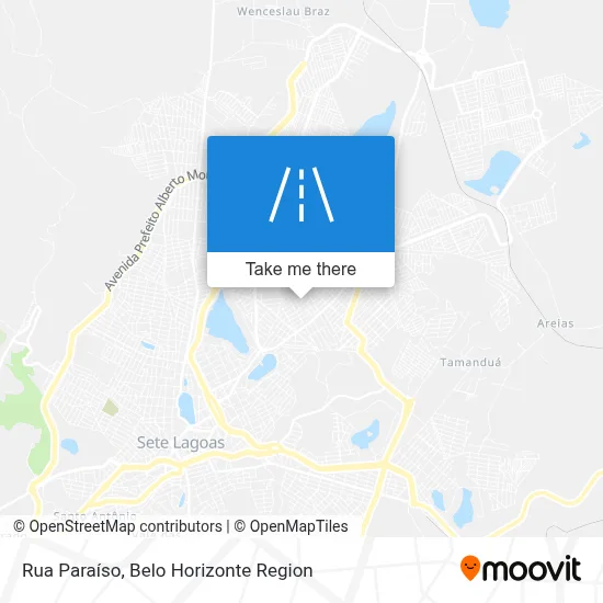 Rua Paraíso map