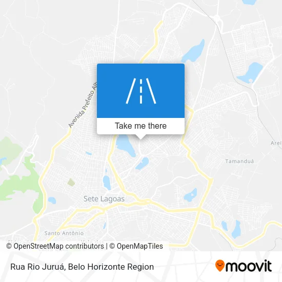 Rua Rio Juruá map