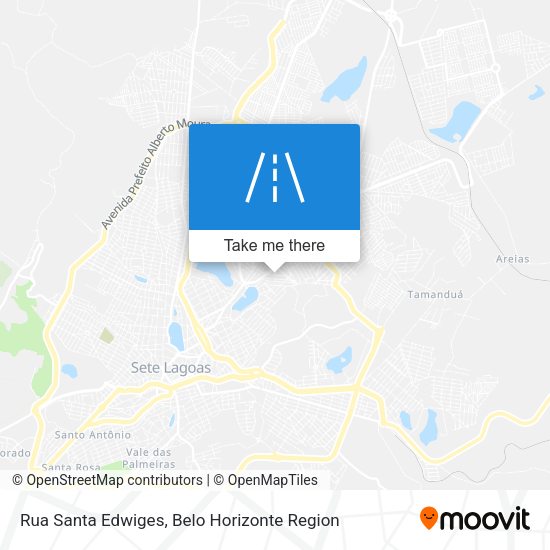 Rua Santa Edwiges map