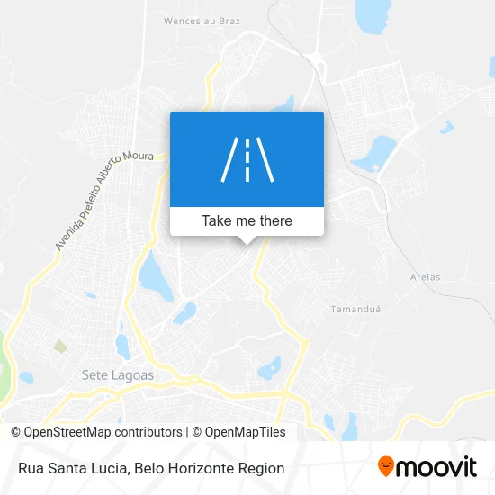 Rua Santa Lucia map