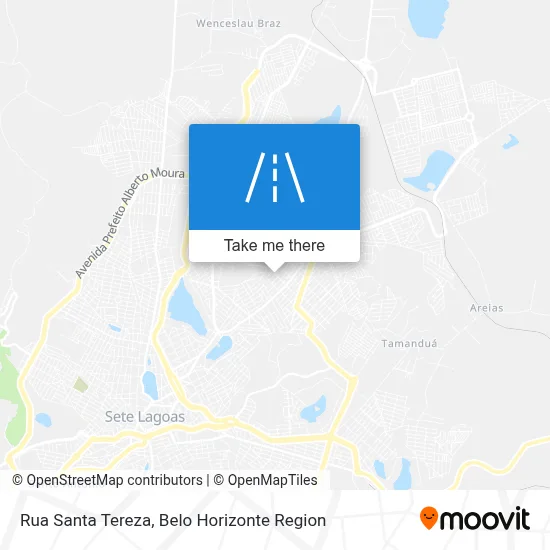 Rua Santa Tereza map