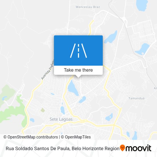 Rua Soldado Santos De Paula map
