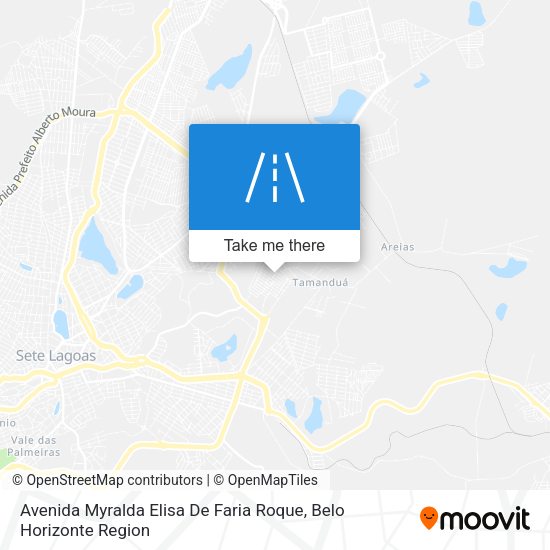 Avenida Myralda Elisa De Faria Roque map